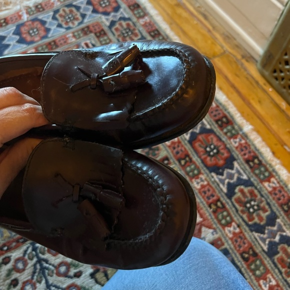 GH Bass Burgundy Washington Tassel Loafer 9.5W - Picture 7 of 9